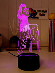 Taylor Swift Era Tour Fan Swiftee 3D LED Night Light Room Lamp - KustomboxNight Lights & Ambient LightingKustomboxStandard Size