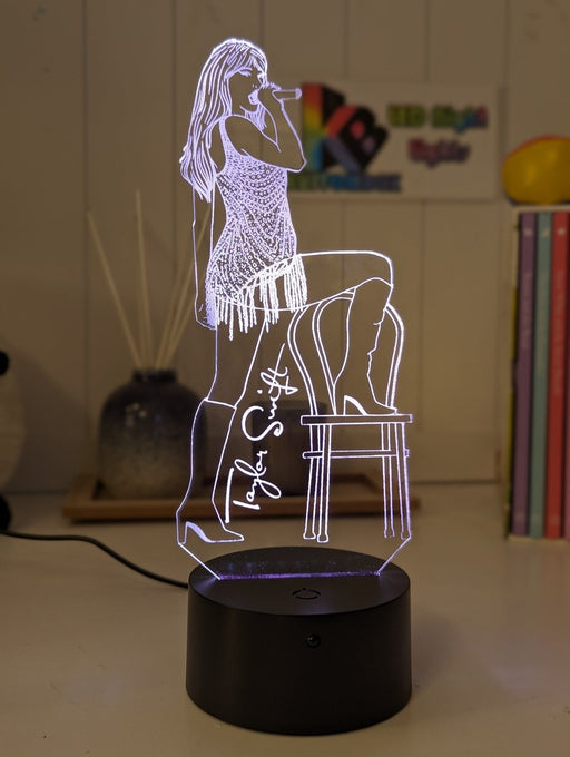 Taylor Swift Era Tour Fan Swiftee 3D LED Night Light Room Lamp - KustomboxNight Lights & Ambient LightingKustomboxStandard Size