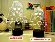 Taylor Swift Era Tour Swiftee Fan Swiftee 3D LED Night Light Room Lamp - KustomboxNight Lights & Ambient LightingKustomboxStandard Size