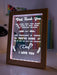 Thank you for Everything Dad I Love You Personalised Message Quote Timber Frame USB 3D LED Night Light Lamp - KustomboxNight Lights & Ambient LightingKustomboxTimber Frame Light - $34.99