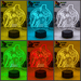 The Avengers Team Personalised Name Light 3D LED Night Light - KustomboxNight Lights & Ambient LightingKustomboxStandard Size no Namewhite base