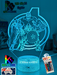 The Avengers Team Personalised Name Light 3D LED Night Light - KustomboxNight Lights & Ambient LightingKustomboxStandard Size no Namewhite base