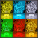 The Avengers Team Personalised Name Light 3D LED Night Light - KustomboxNight Lights & Ambient LightingKustomboxStandard Size no Namewhite base