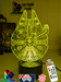 The Millennium Falcon 3D LED Night Light Lamp - KustomboxNight Lights & Ambient LightingKustomboxStandard Size