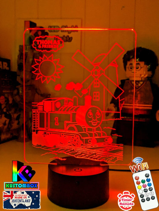 Thomas the Tank 3D LED Night Light Childrens Bedroom Lamp - KustomboxNight Lights & Ambient LightingKustomboxStandard Size