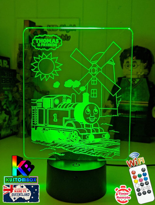 Thomas the Tank 3D LED Night Light Childrens Bedroom Lamp - KustomboxNight Lights & Ambient LightingKustomboxStandard Size