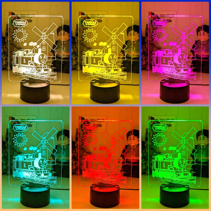 Thomas the Tank 3D LED Night Light Childrens Bedroom Lamp - KustomboxNight Lights & Ambient LightingKustomboxStandard Size