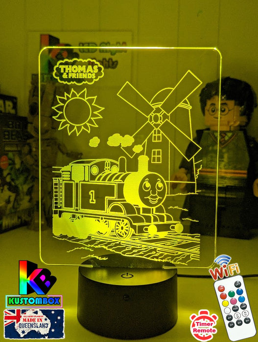 Thomas the Tank 3D LED Night Light Childrens Bedroom Lamp - KustomboxNight Lights & Ambient LightingKustomboxStandard Size