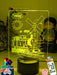 Thomas the Tank 3D LED Night Light Childrens Bedroom Lamp - KustomboxNight Lights & Ambient LightingKustomboxStandard Size