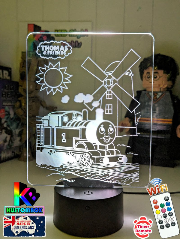 Thomas the Tank 3D LED Night Light Childrens Bedroom Lamp - KustomboxNight Lights & Ambient LightingKustomboxStandard Size