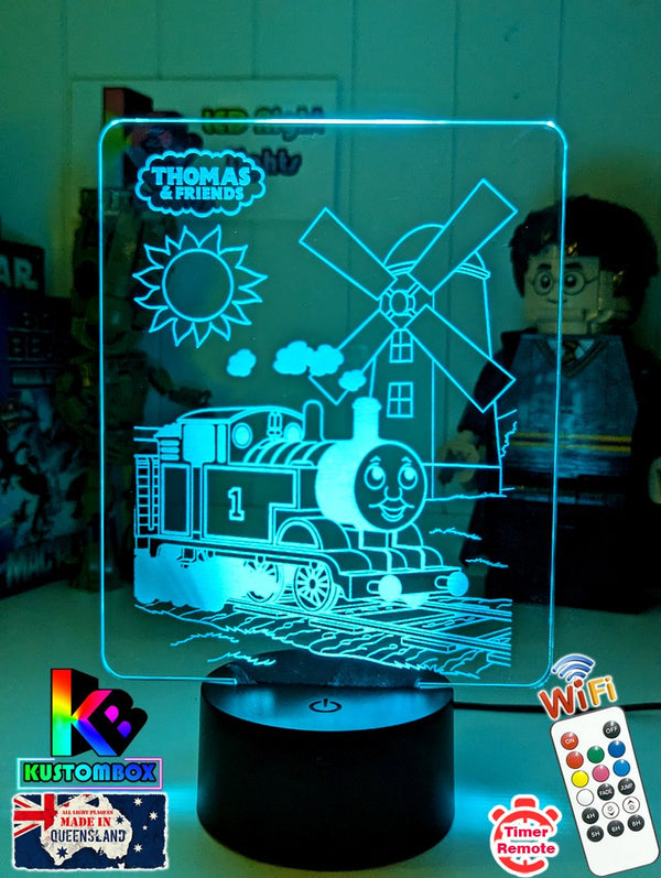 Thomas the Tank 3D LED Night Light Childrens Bedroom Lamp - KustomboxNight Lights & Ambient LightingKustomboxStandard Size