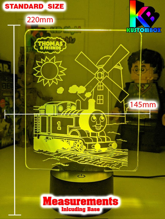 Thomas the Tank 3D LED Night Light Childrens Bedroom Lamp - KustomboxNight Lights & Ambient LightingKustomboxStandard Size