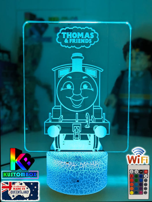 Thomas the Tank 3D LED Night Light Childrens Bedroom Lamp - KustomboxNight Lights & Ambient LightingKustomboxStandard Size