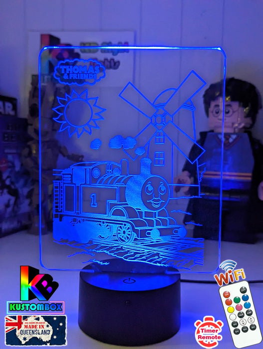 Thomas the Tank 3D LED Night Light Childrens Bedroom Lamp - KustomboxNight Lights & Ambient LightingKustomboxStandard Size