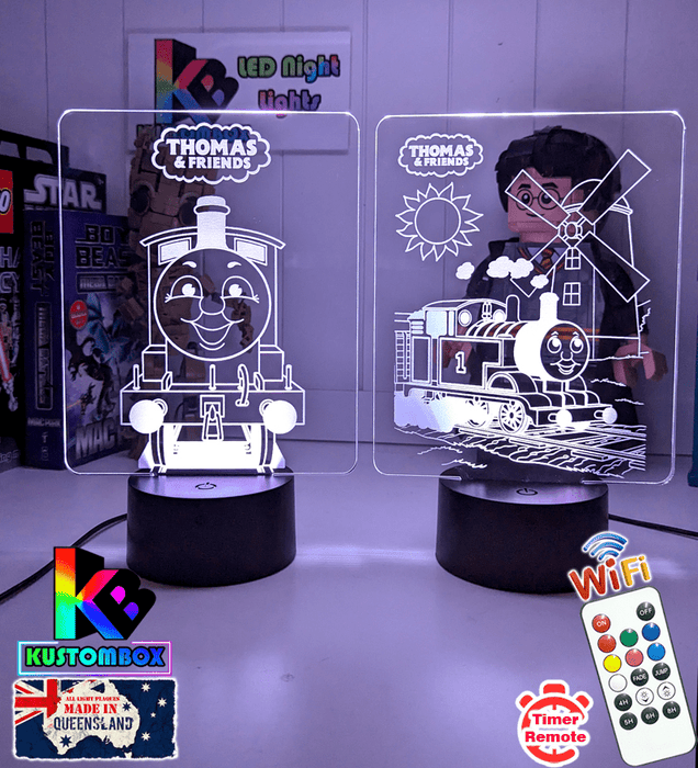 Thomas the Tank 3D LED Night Light Childrens Room Lamp - KustomboxNight Lights & Ambient LightingKustomboxStandard Size
