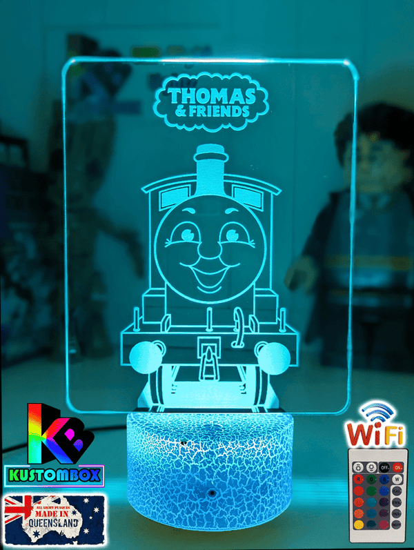 Thomas the Tank 3D LED Night Light Childrens Room Lamp - KustomboxNight Lights & Ambient LightingKustomboxStandard Size