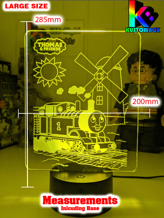Thomas the Tank 3D LED Night Light Childrens Room Lamp - KustomboxNight Lights & Ambient LightingKustomboxStandard Size