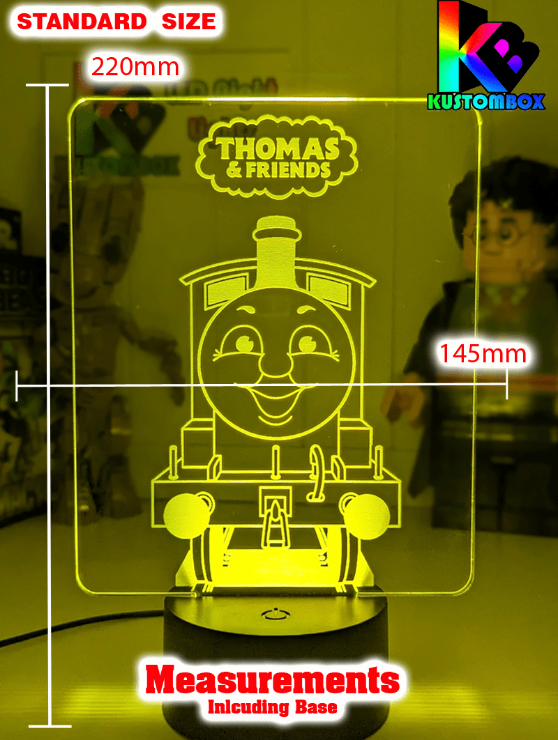 Thomas the Tank 3D LED Night Light Childrens Room Lamp - KustomboxNight Lights & Ambient LightingKustomboxStandard Size