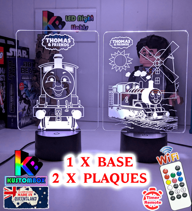Thomas the Tank 3D LED Night Light Childrens Room Lamp - KustomboxNight Lights & Ambient LightingKustomboxStandard Size