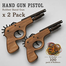 Timber Hand Pistol Wooden Rubber Band Gun Classic Wooden Toy - KustomboxToys & GamesKustombox1 x Musket Gun