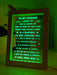 To My Husband Love Your Wife Motivational Quote Timber Frame USB 3D LED Night Light Lamp - KustomboxNight Lights & Ambient LightingKustomboxTimber Frame Light - $34.99