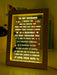 To My Husband Love Your Wife Motivational Quote Timber Frame USB 3D LED Night Light Lamp - KustomboxNight Lights & Ambient LightingKustomboxTimber Frame Light - $34.99
