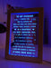 To My Husband Love Your Wife Motivational Quote Timber Frame USB 3D LED Night Light Lamp - KustomboxNight Lights & Ambient LightingKustomboxTimber Frame Light - $34.99