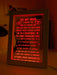 To My Wife I Choose You Motivational Quote Timber Frame USB 3D LED Night Light Lamp - KustomboxNight Lights & Ambient LightingKustomboxTimber Frame Light - $34.99