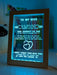 To My Wife Our Journey Motivational Quote Timber Frame USB 3D LED Night Light Lamp - KustomboxNight Lights & Ambient LightingKustomboxTimber Frame Light - $34.99