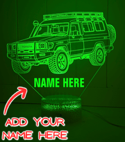 Toyota 78 Series Troop Carrier 3D LED Night Light Custom Acrylic LandCruiser Lamp - KustomboxNight Lights & Ambient LightingKustomboxStandard Size - No Personalisation