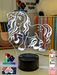 Unicorn Pony Personalised Name 3D LED Night Light Childs Room Lamp - KustomboxNight Lights & Ambient LightingKustomboxStandard Size No Name