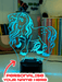 Unicorn Pony Personalised Name 3D LED Night Light Childs Room Lamp - KustomboxNight Lights & Ambient LightingKustomboxStandard Size No Name