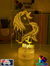 Unicorn Pony Personalised Name 3D LED Night Light Lamp - KustomboxNight Lights & Ambient LightingKustomboxStandard Size - No Name
