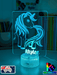Unicorn Pony Personalised Name 3D LED Night Light Lamp - KustomboxNight Lights & Ambient LightingKustomboxStandard Size - No Name
