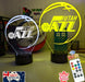 UTAH JAZZ BASKETBALL Team 3D LED Night Light Lamp - KustomboxNight Lights & Ambient LightingKustomboxStandard Size