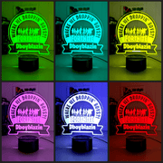 Victory Royale Personalised Name GamerTag Fortnite 3D LED Night Light Lamp - KustomboxNight Lights & Ambient LightingKustomboxStandard Size