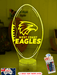 West Coast Eagles Australian Football Club 3D LED Night Light - KustomboxNight Lights & Ambient LightingKustomboxStandard Size