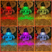 West Tigers Football Personalised Christmas Bauble 3D LED Light Decoration - KustomboxNight Lights & Ambient LightingKustomboxBauble - No Name