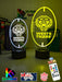 West Tigers Rugby League Club 3D LED Night Light Lamp - KustomboxNight Lights & Ambient LightingKustomboxStandard Size