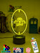 West Tigers Rugby League Club 3D LED Night Light - KustomboxNight Lights & Ambient LightingKustomboxStandard Size