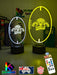 West Tigers Rugby League Club 3D LED Night Light - KustomboxNight Lights & Ambient LightingKustomboxStandard Size