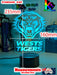 WEST TIGERS Rugby League Football Club 3d LED Night Light Lamp - KustomboxNight Lights & Ambient LightingKustomboxStandard Size