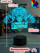 WEST TIGERS Rugby League Football Club LED Night Light - KustomboxNight Lights & Ambient LightingKustomboxStandard Size