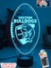 Western Bulldogs Australian Football Club 3D LED Night Light - KustomboxNight Lights & Ambient LightingKustomboxStandard Size