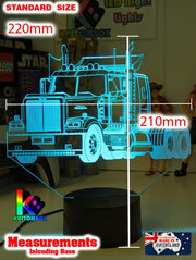 Western Star Truck 3D LED Night Light Lamp Mancave Bar Light - KustomboxNight Lights & Ambient LightingKustomboxStandard No Name