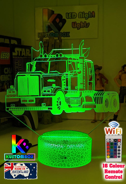 Western Star Truck 3D LED Night Light Lamp Mancave Bar Light - KustomboxNight Lights & Ambient LightingKustomboxStandard No Name