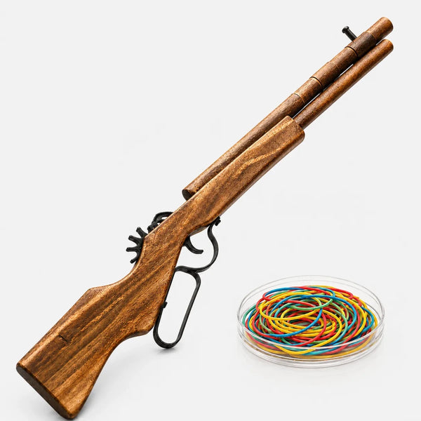 Winchester Rifle Wooden Rubber Band Gun Toy - KustomboxToys & GamesKustombox1 x Winchester Rifle