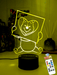 Winnie the Pooh Bear Love Frame 3D LED Night Light Lamp - KustomboxNight Lights & Ambient LightingKustomboxStandard Size