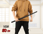 Wooden Daito Bokken Kendo Samurai Katana Practice Training Sword - Kustomboxwooden training swordKustomboxPlain Black 80cm