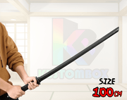 Wooden Daito Bokken Kendo Samurai Katana Practice Training Sword - Kustomboxwooden training swordKustomboxPlain Dark Timber 80cm